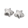 304 Stainless Steel Beads STAS-C128-01B-P-2