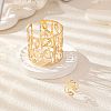 Hollow Out Musical Note Alloy Cuff Bangles & Cuff Rings Sets FS-WG438C8-01-4