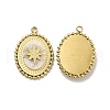 Natural White Jade Pendants G-P480-01G-05-1