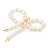ABS Plastic Pearl Beaded Pendants KK-S396-34G-2