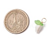 Natural Sea Shell Copper Wire Wrapped Pendants PALLOY-JF03610-02-2