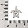 Non-Tarnish 201 Stainless Steel Pendants STAS-E206-04P-05-3
