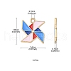 Alloy Enamel Pendants ENAM-YW0002-16-4