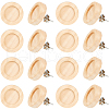 SUNNYCLUE 40Pcs Wooden Stud Earring Findings FIND-SC0008-96A-1