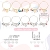 DIY Blank Dome Charm Bangle Making Kits BJEW-AB00023-2