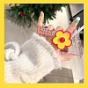 2Pcs Flower & Word Kiss Resin Enamel Finger Rings for Women Girls FS-WG6DDE5-01-1