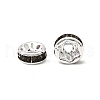 Brass Grade A Rhinestone Spacer Beads RSB036NF-03-3