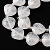 Natural Quartz Crystal Beads Strands G-P570-E21-02-5