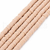 Handmade Polymer Clay Bead Strands X-CLAY-T002-4mm-66-1