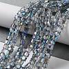 Electroplate Glass Bead Strands X-EGLA-R064-4mm-05-1