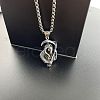 Punk Skull Grim Reaper Scythe Pendant Necklace Hip-hop Trendy Men's Jewelry ZE8864-2