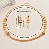 Elegant Middle Eastern Style Iron Earrings & Necklaces Set for Events AQ1080-2