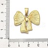 304 Stainless Steel Pendants STAS-Q343-22G-3