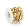 Brass Textured Cable Chains CHC-G005-25G-6