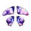 Transparent Epoxy Resin Pendants RESI-T057-32C-2