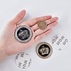 Zinc Alloy Car Stickers DIY-FH0001-010-3