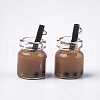 Glass Bottle Pendants CRES-S359-01-3