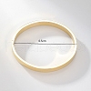 Stainless Steel Plain Bangles LH4419-2-3
