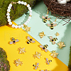 SUNNYCLUE 50Pcs 5 Style Alloy Pendant FIND-SC0009-09-4