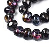 Electroplate Glass Beads Strand EGLA-S188-22-C01-3