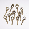 Alloy Key Pendants EA10901Y-AB-4