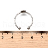 304 Stainless Steel Cuff Ring Components RJEW-H250-03D-P-3