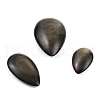 Natural Golden Sheen Obsidian Beads G-B002-03-1