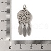 Non-Tarnish 201 Stainless Steel Pendants STAS-E217-41P-3