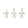 ABS Plastic Imitation Pearl Pendants PALLOY-JF04010-1