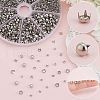 WADORN 2850pcs 7 Styles Stainless Steel Four Claw Nail FIND-WR0011-63-4