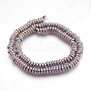 Electroplate Non-magnetic Synthetic Hematite Beads Strands G-I200-04-3