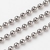 Tarnish Resistant 304 Stainless Steel Ball Chains CHS-A002B-2.0mm-1