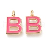 Brass Enamel Pendants KK-R139-B-2