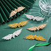   6Pcs 3 Colors Alloy Alligator Hair Clips Finding FIND-PH0006-64-2