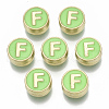 Alloy Enamel Beads X-ENAM-S122-028F-NR-1