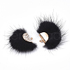 Faux Mink Fur Tassel Pendant Decorations FIND-T040-20-2