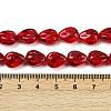 Transparent Glass Beads Strands GLAA-H038-03E-4