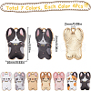 SUNNYCLUE 28Pcs 7 Colors Rack Plating Alloy Enamel Pendants FIND-SC0012-05-2