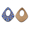 Printed Basswood Pendants X-WOOD-S045-004D-2