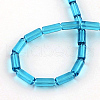 Transparent Glass Bead Strands GLAA-R162-10x4-03-2