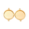 Brass Connector Cabochon Settings KK-F898-21C-G-1