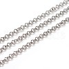 Tarnish Resistant 304 Stainless Steel Rolo Chains CHS-E016-02F-P-1