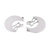 304 Stainless Steel Pendants STAS-N108-31P-2