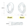 100Pcs Acrylic Linking Rings SACR-CJ0001-36S-2