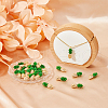 SUPERFINDINGS 30Pcs Light Gold Plated Alloy Enamel Pendants ENAM-FH0001-68-4