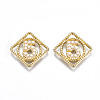 Rack Plating Alloy CAbochons PALLOY-S132-221-RS-1