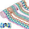 Fingerinspire 8 Yards 4 Styles Nylon Elastic Ribbon OCOR-FG0001-22-1