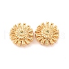 Brass Micro Pave Clear Cubic Zirconia Beads KK-S389-17G-1