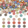 CRASPIRE 300Pcs 15 Colors Glass Rhinestone Buttons DIY-CP0008-61-1