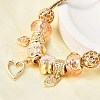 Alloy Enamel European Beads Charm Bracelets BJEW-F495-07G-5